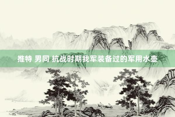 推特 男同 抗战时期我军装备过的军用水壶