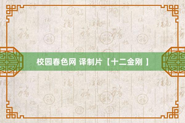 校园春色网 译制片【十二金刚 】